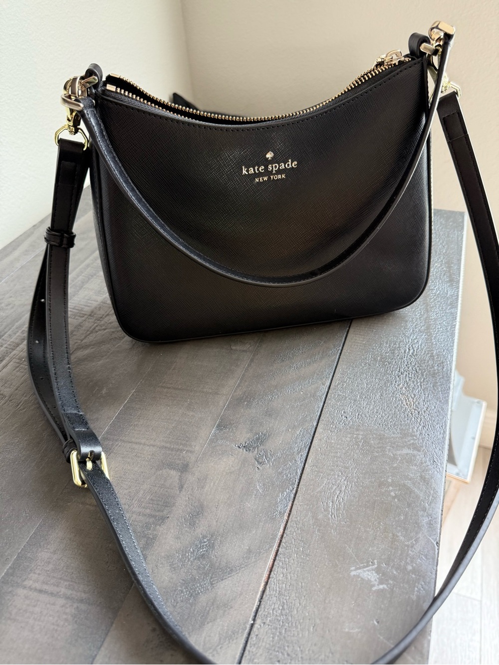 Kate spade MARGOT CONVERTIBLE SHOULDER BAG in black